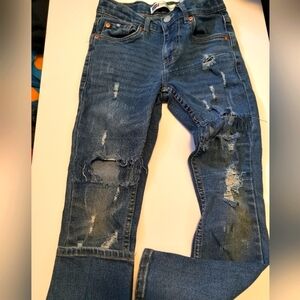 Distressed Levi's size 10
